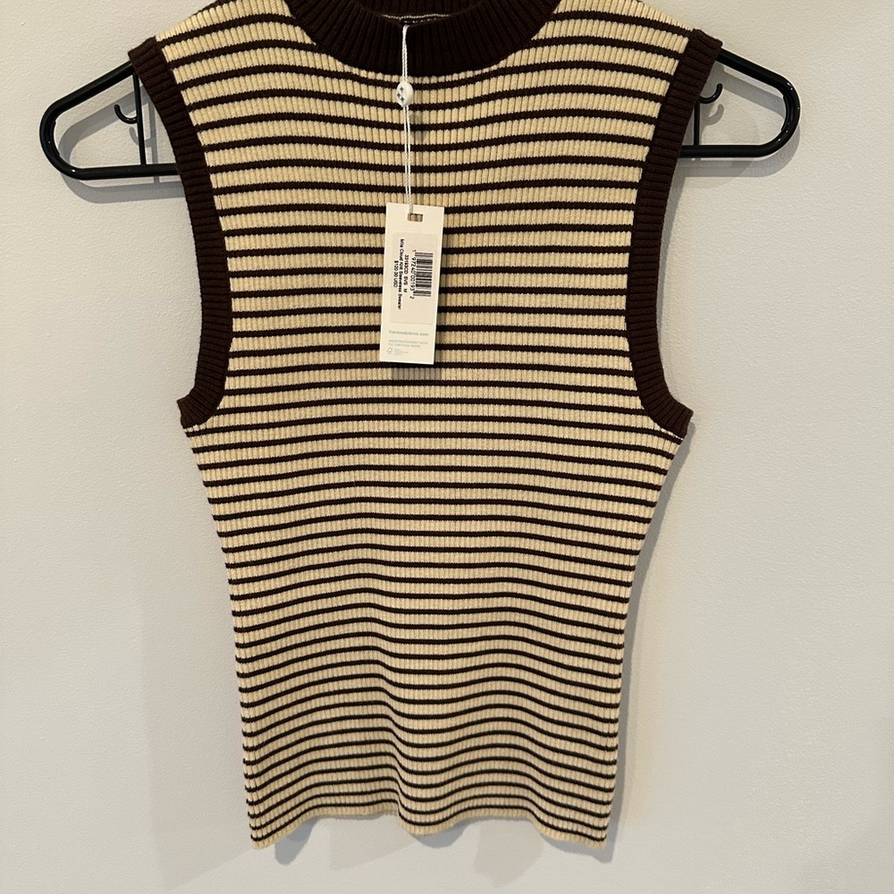 FLASH SALE Frankie's Bikinis Mila Cloud Knit Sleeveless Sweater